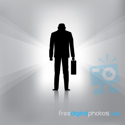 Businessman Fail Stock Image