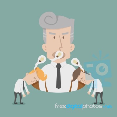 Businessman Lose Idea Stock Image