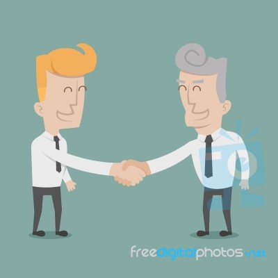 Businessman Shaking Hands Stock Image