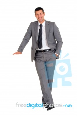 Businessman Standing Stock Photo