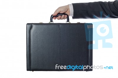 Businessman Valise Stock Photo