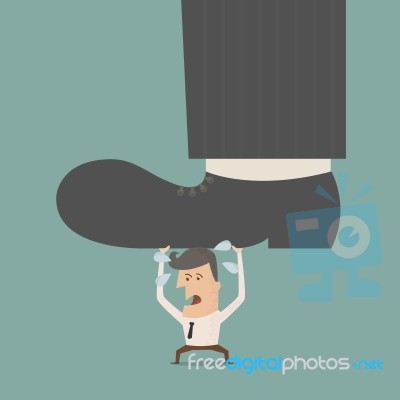 Businessmen Oppressed Stock Image