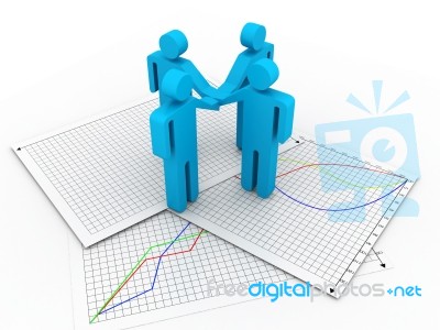 Businessmen Shaking Hands Stock Image