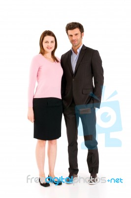 Businessperson Standing Stock Photo