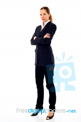 Businesswoman Standing Stock Photo