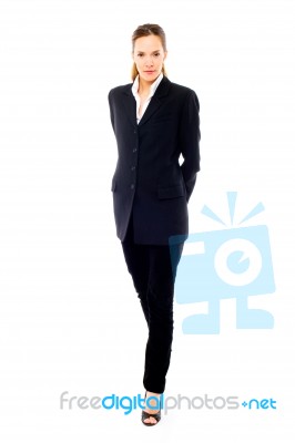 Businesswoman Standing Stock Photo