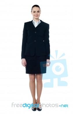 Businesswoman Standing Stock Photo