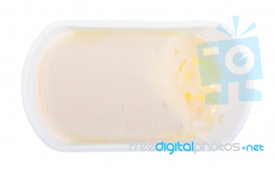 Butter Tub Stock Photo