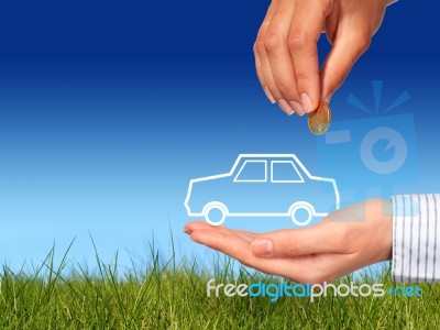 Buy New Car Stock Photo