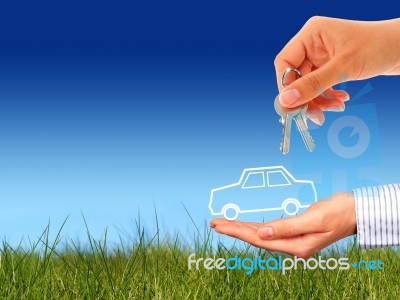 Buy New Car Stock Photo