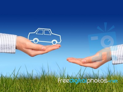 Buy New Car Stock Photo