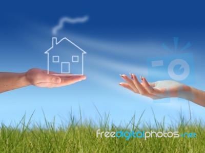 Buy New House Stock Photo