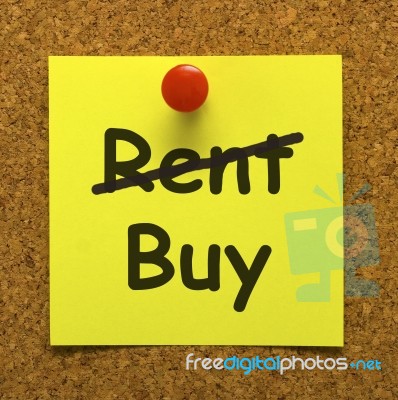 Buy Property With Pushpin Stock Photo