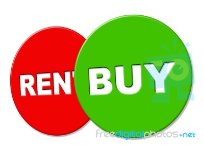 Buy Sign Indicates Message Bought And Purchasing Stock Image