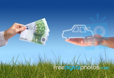 Buying Car Stock Photo