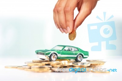 Buying Car Stock Photo