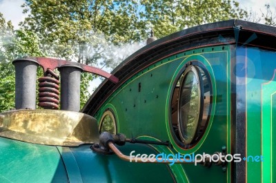 C Class Steam Engine At Sheffield Park Station Stock Photo