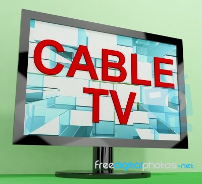 Cable Tv Stock Image