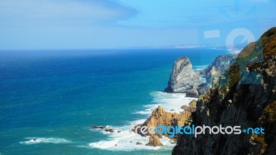 Cabo Da Roca, Portugal Stock Photo