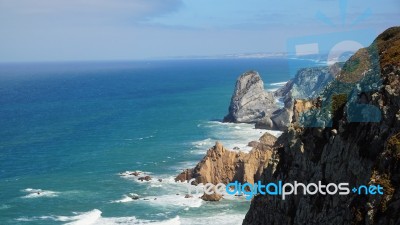 Cabo Da Roca, Portugal Stock Photo