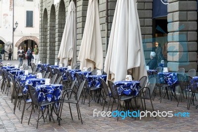 Cafe In Sarnico Stock Photo