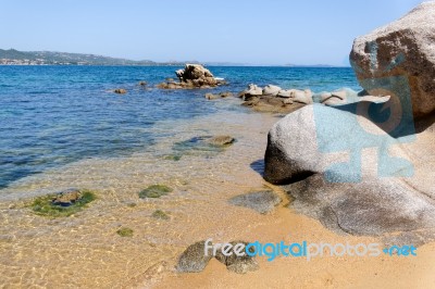 Cala Dei Ginepri In Sardinia Stock Photo