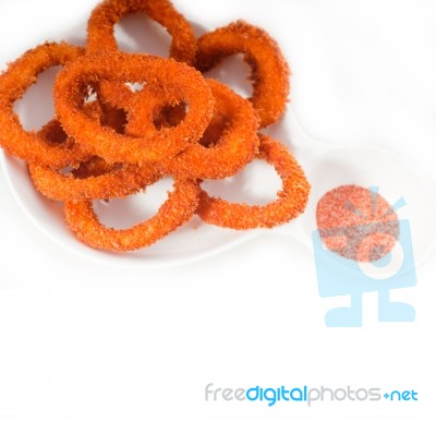 Calamari Rings Stock Photo