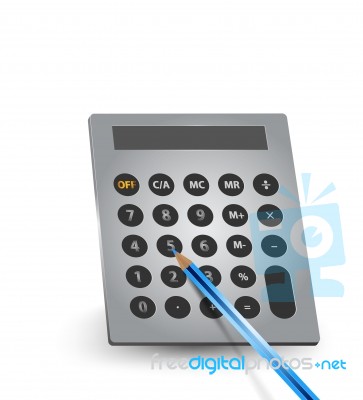 Calculator Stock Image