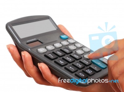 Calculator Stock Photo