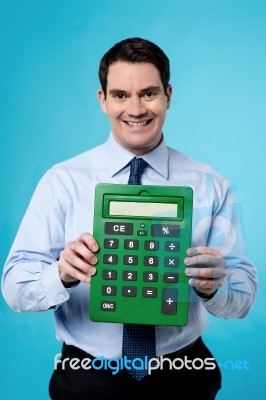 Calculator, Made My Job Easy Stock Photo