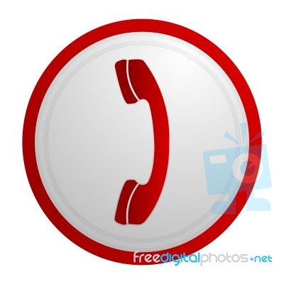 Call Icon Stock Image