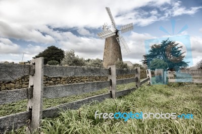 Callington Mill, Oatlands, Tasmania, Australia Stock Photo