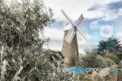 Callington Mill, Oatlands, Tasmania, Australia Stock Photo