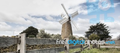 Callington Mill, Oatlands, Tasmania, Australia Stock Photo