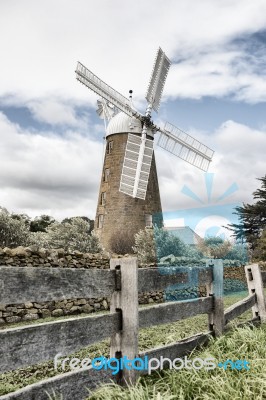 Callington Mill, Oatlands, Tasmania, Australia Stock Photo