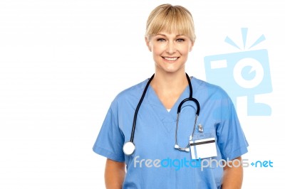 Calm And Composed Medical Expert Stock Photo