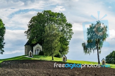 Calvary Church In St Georgen Im Attergau Stock Photo