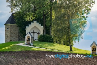 Calvary Church In St Georgen Im Attergau Stock Photo