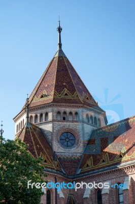 Calvinist Church In Budapest Stock Photo