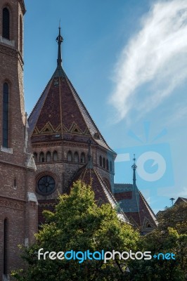 Calvinist Church In Budapest Stock Photo