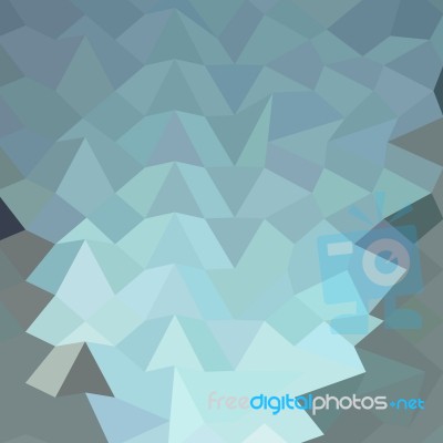 Cambridge Blue Abstract Low Polygon Background Stock Image