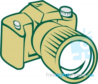 Camera Dslr Retro Stock Image