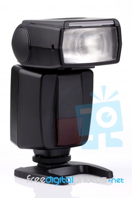 Camera Flash Stock Photo