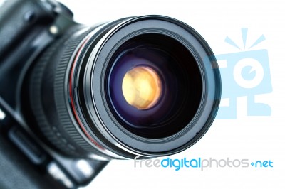 Camera Lens Stock Photo