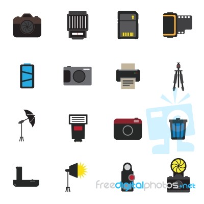 Camera Photography Icon  Illustration Stock Image