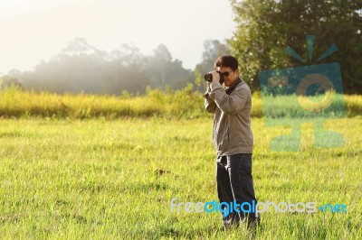 Cameraman Stock Photo