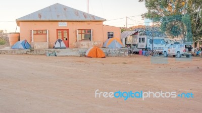 Camp Ground In Kliprand, South Africa Stock Photo