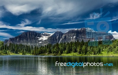 Canadian Rockies Stock Photo