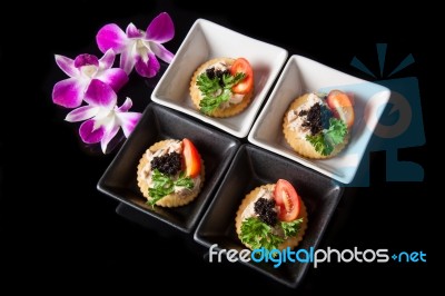 Canape Stock Photo