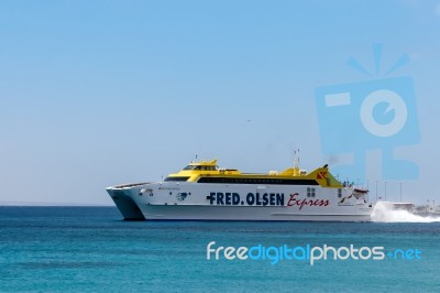 Canary Island Express Stock Photo